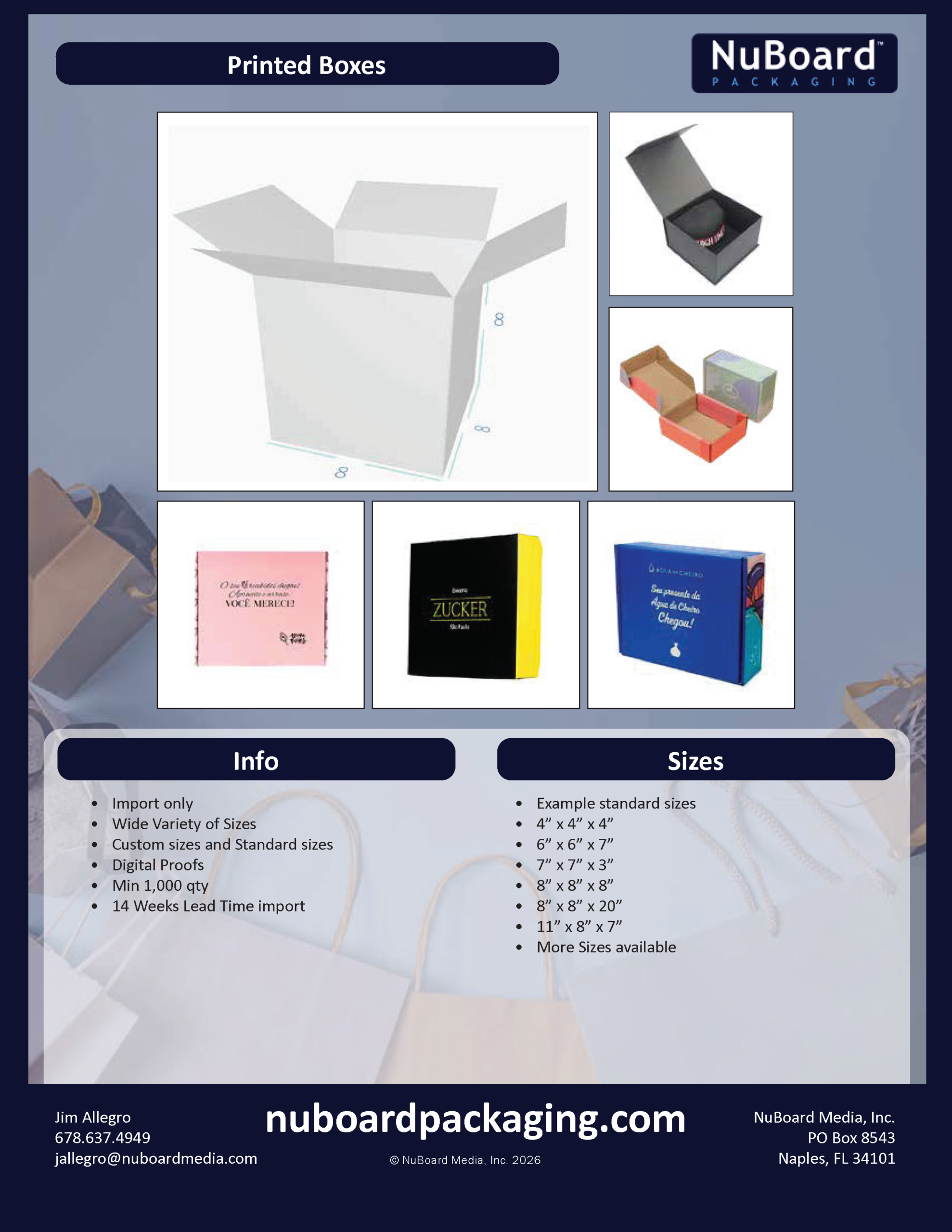 NuBoard Catalog 2026 Boxes