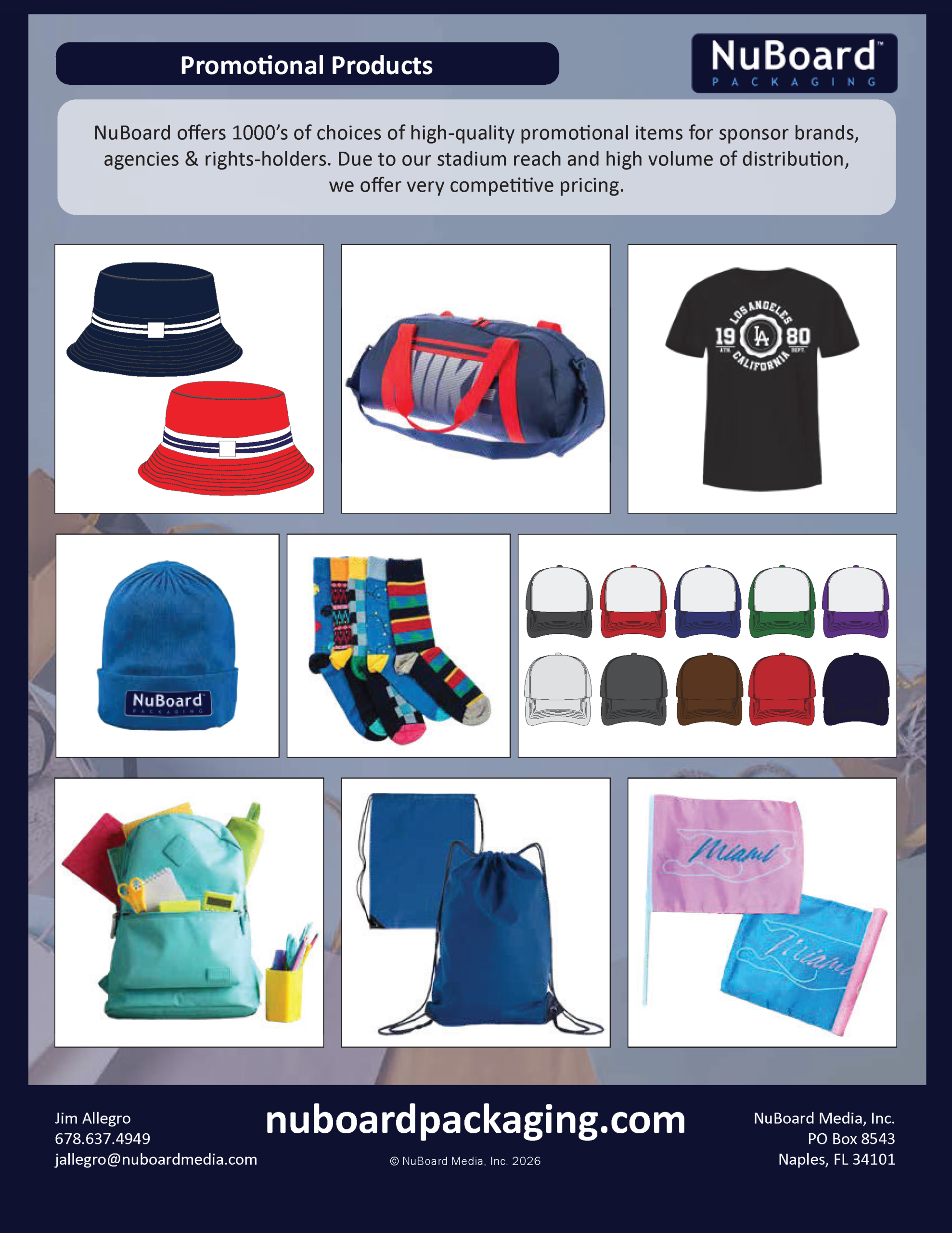 NuBoard Catalog 2026 Promo Products